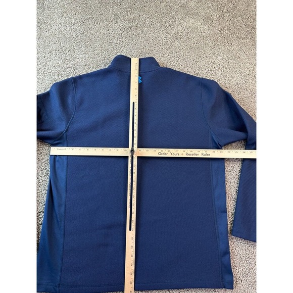 Under Armour Jacket Mens Extra Large Blue 1/4 Zip Thermal Knit Loose Pullover * - Picture 8 of 11
